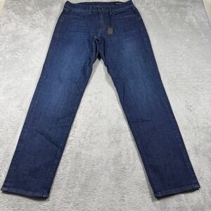 Bonobos Jeans Mens 31 Blue Dark Wash Slim Straight 4 Way Stretch Denim NWT